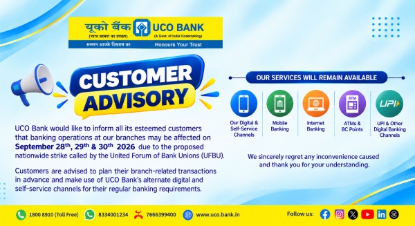 Public Notice on Strike on 11 Sep 2026
